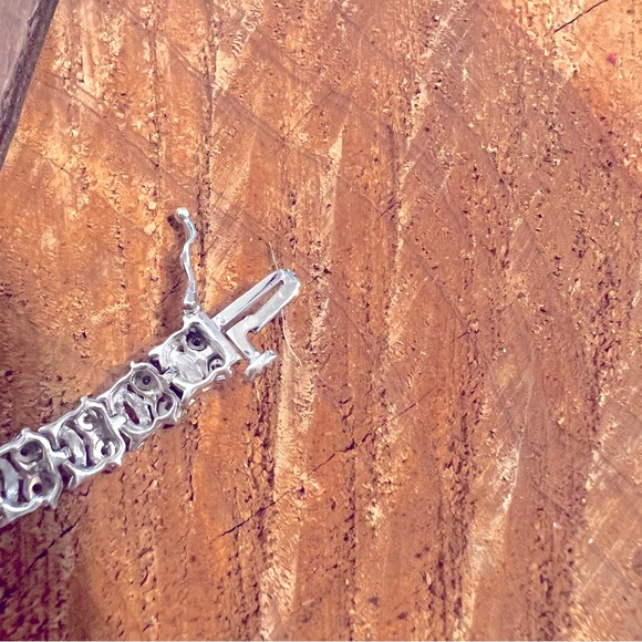 1.02CTW DIAMOND 💎 & Sterling Silver Tennis 🎾 Bracelet ✅GUARENTEED 💯AUTHENTIC - Picture 10 of 11